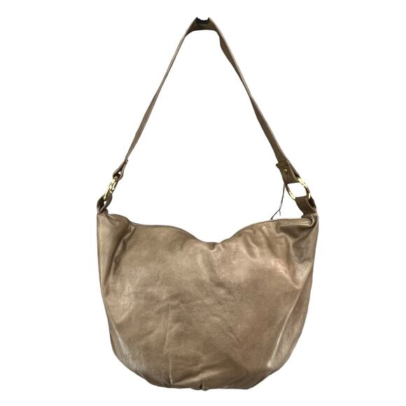 Vintage Letisse Shoulder Hobo Bag Womens Brown Genuine Leather Purse Classic - Picture 2 of 14